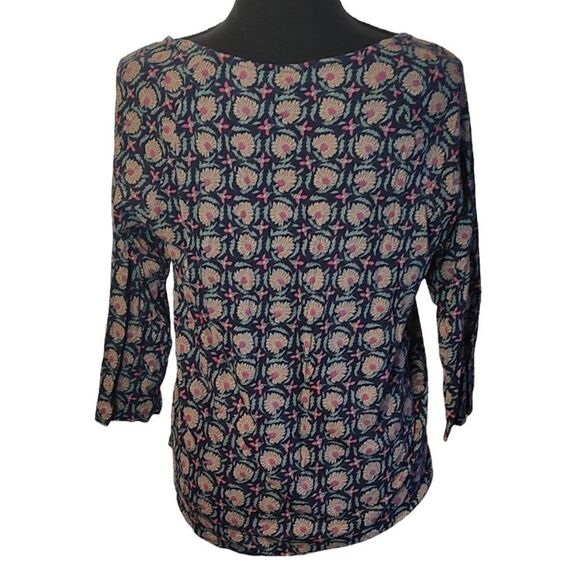 Lucky Brand Floral Blouse Small - Picture 3 of 5